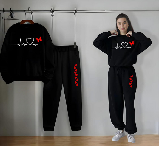 Sweatshirt & Trouser Set For Girls