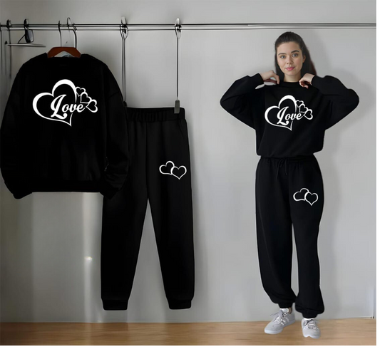 Sweatshirt & Trouser Set For Girls