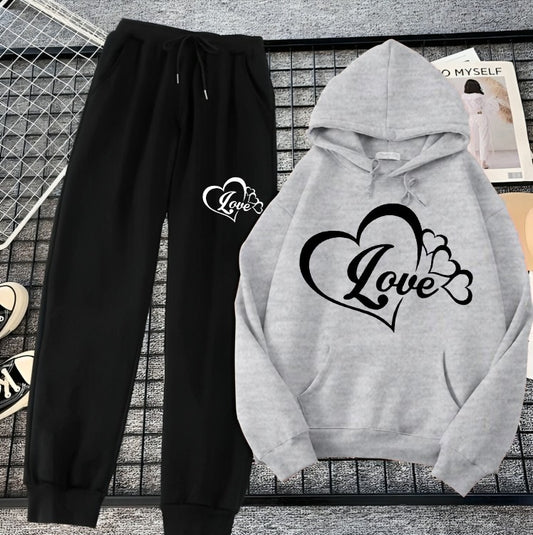 Hoodie & Trouser Set For Girls